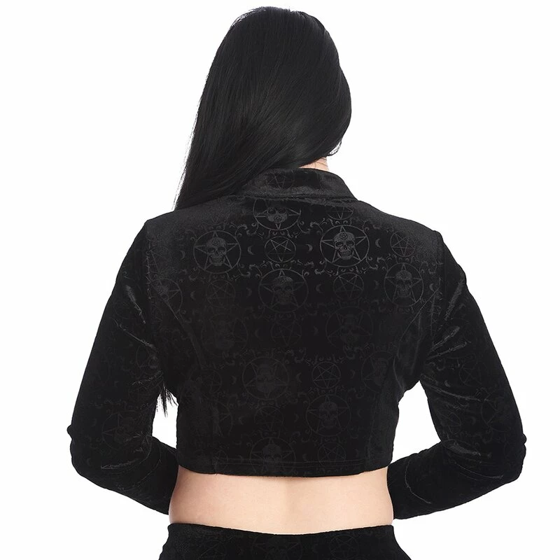 Banned Alternative Langarm Crop Top - Space Babe 6 Banned Alternative Langarm Crop Top - Space Babe – Bild 4