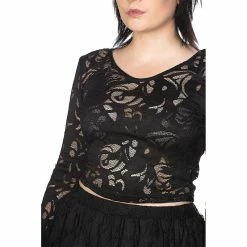 Banned Alternative Langarm Top - Wide 70s Schwarz -Langarm Sales Store banned alternative langarm top wide 70s schwarz3