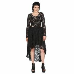 Banned Alternative Langarm Top - Wide 70s Schwarz -Langarm Sales Store banned alternative langarm top wide 70s schwarz5