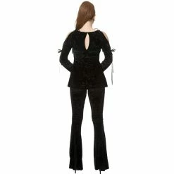 Banned Burnout Goth Top - Black Angel 10 Banned Burnout Goth Top - Black Angel -Langarm Sales Store banned burnout goth top black angel4