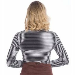 Banned Retro Langarm Top - Winter Stripe -Langarm Sales Store banned retro langarm top winter stripe3
