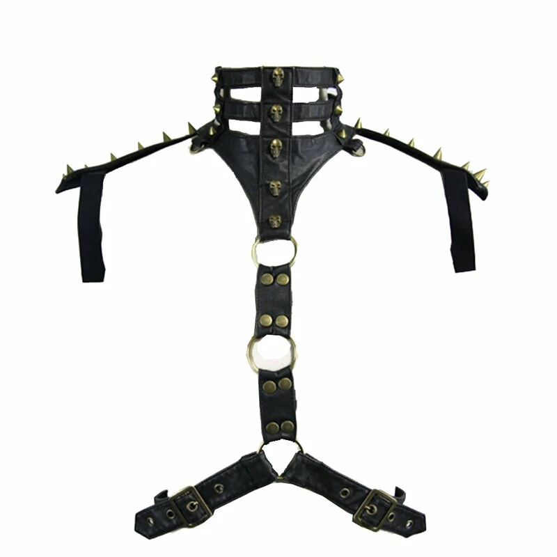 Devil Fashion Geschirr - Skull Spikes Harness 6 Devil Fashion Geschirr - Skull Spikes Harness – Bild 4