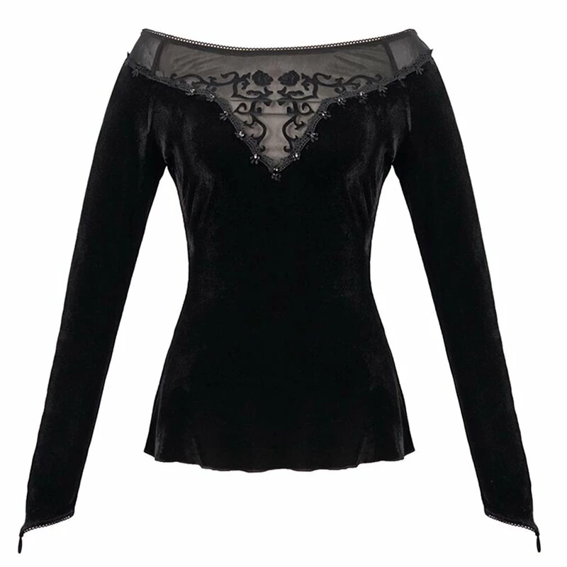 Devil Fashion Langarm Top - Evelyn 8 Devil Fashion Langarm Top - Evelyn – Bild 6