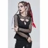 Devil Fashion Langarm Top - Poison Daisy