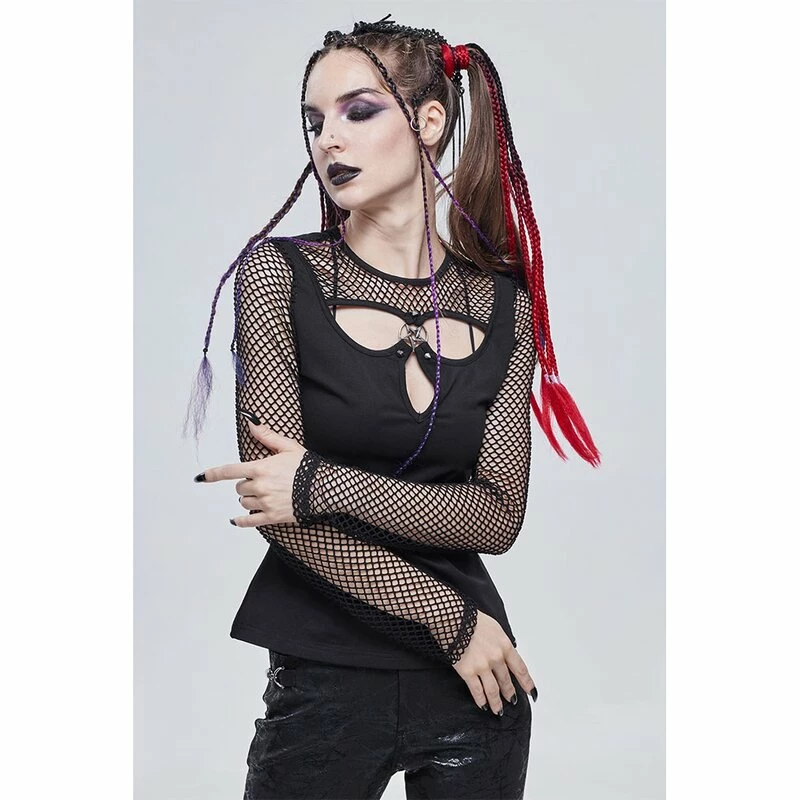 Devil Fashion Langarm Top - Poison Daisy 3 Devil Fashion Langarm Top - Poison Daisy