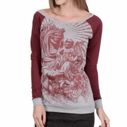 Hyraw Langarm Raglan Shirt - Black Santa