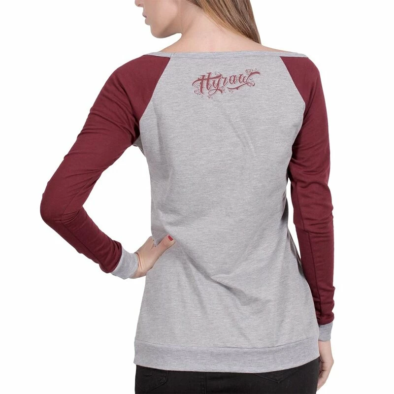 Hyraw Langarm Raglan Shirt - Black Santa 4 Hyraw Langarm Raglan Shirt - Black Santa – Bild 2