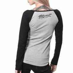 Hyraw Langarm Raglan Top - Skeleton -Langarm Sales Store hyraw langarm raglan top skeleton2