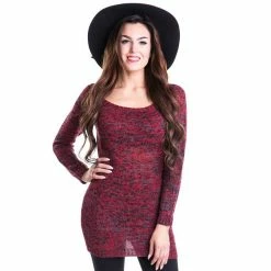 Innocent Lifestyle Langarm Stricktop - Hena Rot