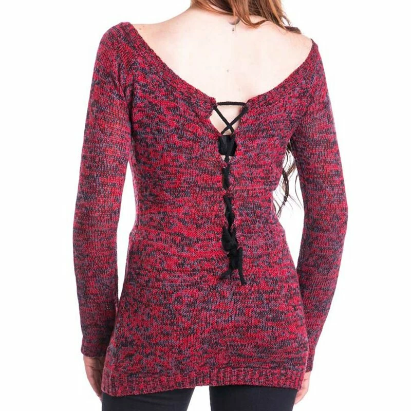 Innocent Lifestyle Langarm Stricktop - Hena Rot 4 Innocent Lifestyle Langarm Stricktop - Hena Rot – Bild 2