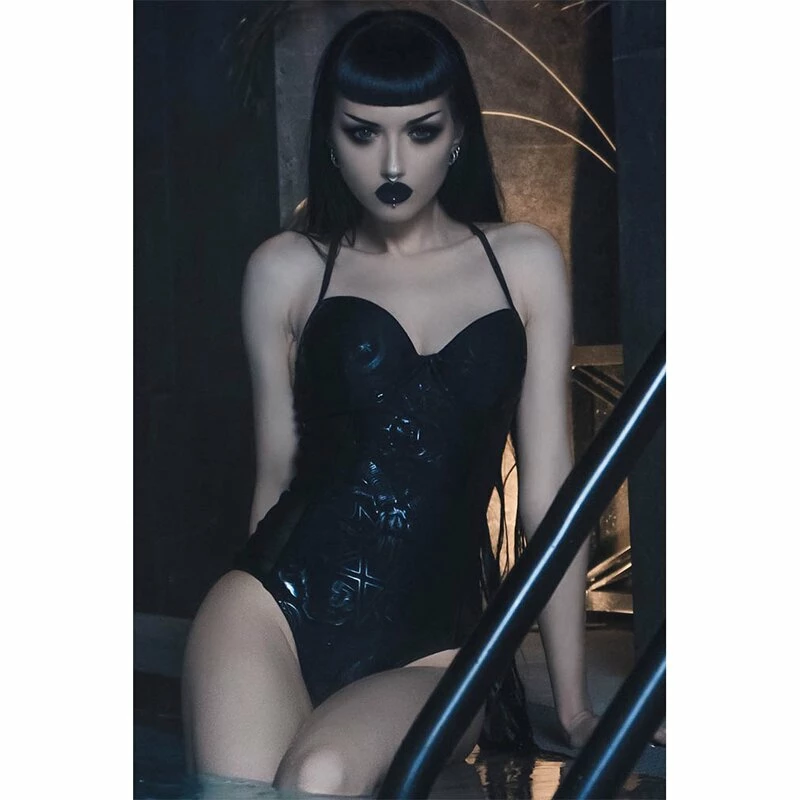 Killstar Badeanzug - Burn Bright 5 Killstar Badeanzug - Burn Bright – Bild 3