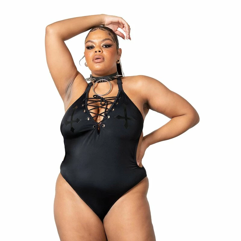 Killstar Badeanzug - Lita 3 Killstar Badeanzug - Lita