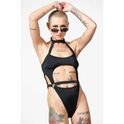 Killstar Badeanzug - Wendy -Langarm Sales Store killstar badeanzug wendy4