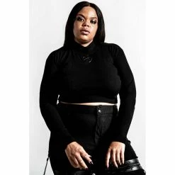 Killstar Crop Top - Darkest Hour 9 Killstar Crop Top - Darkest Hour -Langarm Sales Store killstar crop top darkest hour3