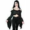 Killstar Crop Top - Tessa Terror Chiffon 2 Killstar Crop Top - Tessa Terror Chiffon -Langarm Sales Store killstar crop top tessa terror chiffon