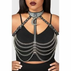 KILLSTAR Geschirr - Hell's Revenge Harness 7 KILLSTAR Geschirr - Hell's Revenge Harness -Langarm Sales Store killstar geschirr hells revenge harness3