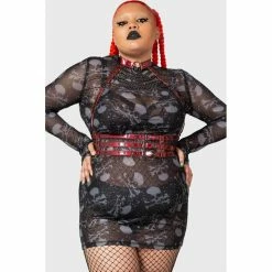 KILLSTAR Geschirr - Slamming Tunes Harness 11 KILLSTAR Geschirr - Slamming Tunes Harness -Langarm Sales Store killstar geschirr slamming tunes harness4