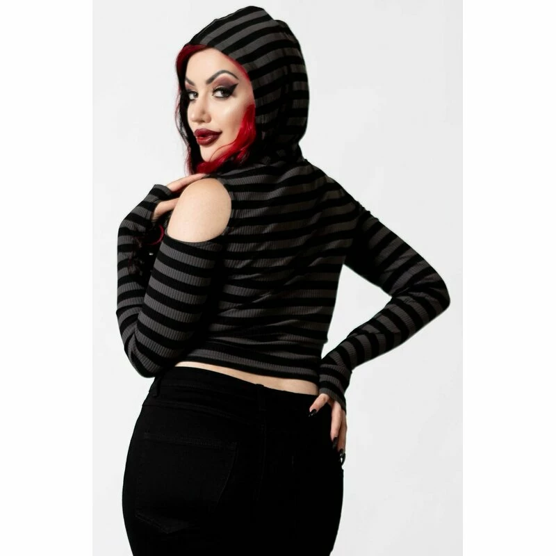 Killstar Kapuzentop - Cause Of Death Ash 4 Killstar Kapuzentop - Cause Of Death Ash – Bild 2