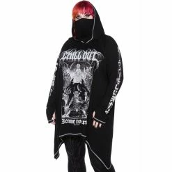 Killstar Kapuzentop - Chill Out Drape Hoodie 11 Killstar Kapuzentop - Chill Out Drape Hoodie -Langarm Sales Store killstar kapuzentop chill out drape hoodie4
