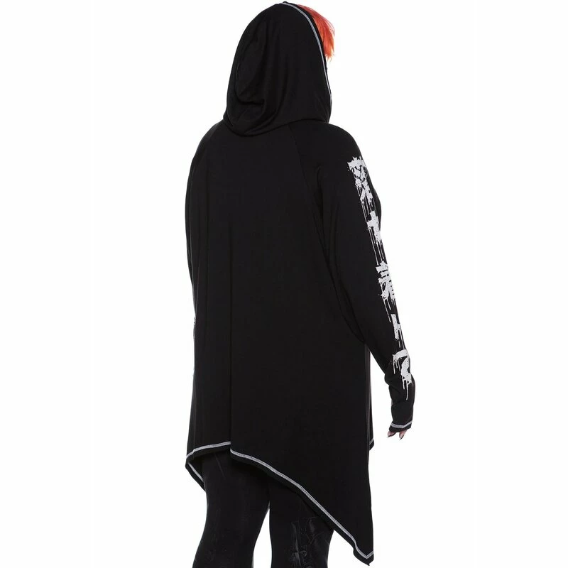 Killstar Kapuzentop - Chill Out Drape Hoodie 7 Killstar Kapuzentop - Chill Out Drape Hoodie – Bild 5
