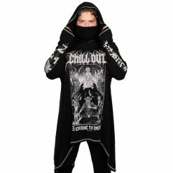 Killstar Kapuzentop - Chill Out Drape Hoodie 13 Killstar Kapuzentop - Chill Out Drape Hoodie -Langarm Sales Store killstar kapuzentop chill out drape hoodie6