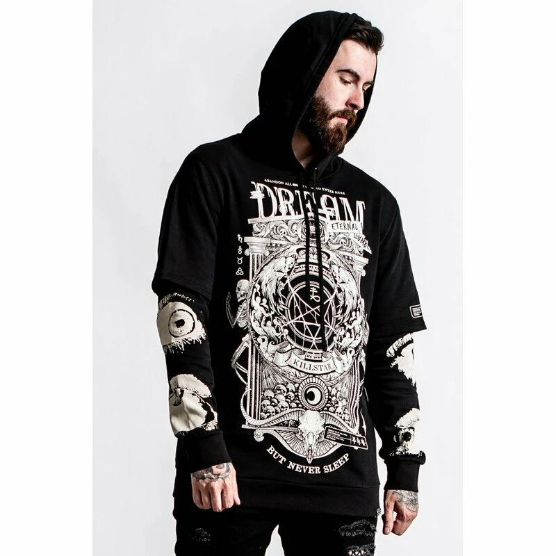 Killstar Kapuzentop - Insomnia Hooded Layer Top 4 Killstar Kapuzentop - Insomnia Hooded Layer Top – Bild 2