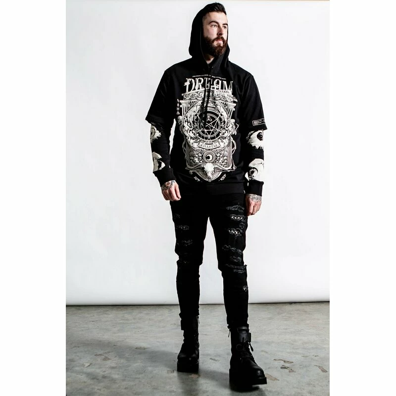 Killstar Kapuzentop - Insomnia Hooded Layer Top 6 Killstar Kapuzentop - Insomnia Hooded Layer Top – Bild 4