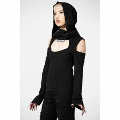 KILLSTAR Kapuzentop - Lore 10 KILLSTAR Kapuzentop - Lore -Langarm Sales Store killstar kapuzentop lore4