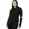 KILLSTAR Kapuzentop - Morwen 1 KILLSTAR Kapuzentop - Morwen -Langarm Sales Store killstar kapuzentop morwen
