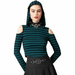 KILLSTAR Kapuzentop - Zephyr Grün