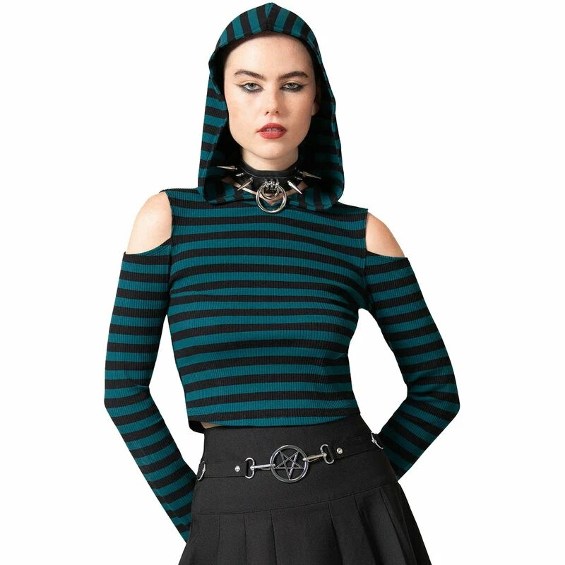 KILLSTAR Kapuzentop - Zephyr Grün 3 KILLSTAR Kapuzentop - Zephyr Grün