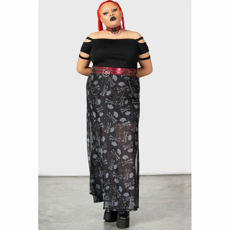 KILLSTAR Kunstleder Taillengürtel - Curses Red 4 KILLSTAR Kunstleder Taillengürtel - Curses Red – Bild 2