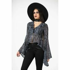 KILLSTAR Langarm Bluse - Spellcraft 10 KILLSTAR Langarm Bluse - Spellcraft -Langarm Sales Store killstar langarm bluse spellcraft3
