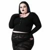 Killstar Langarm Crop Top - Bethel -Langarm Sales Store killstar langarm crop top bethel