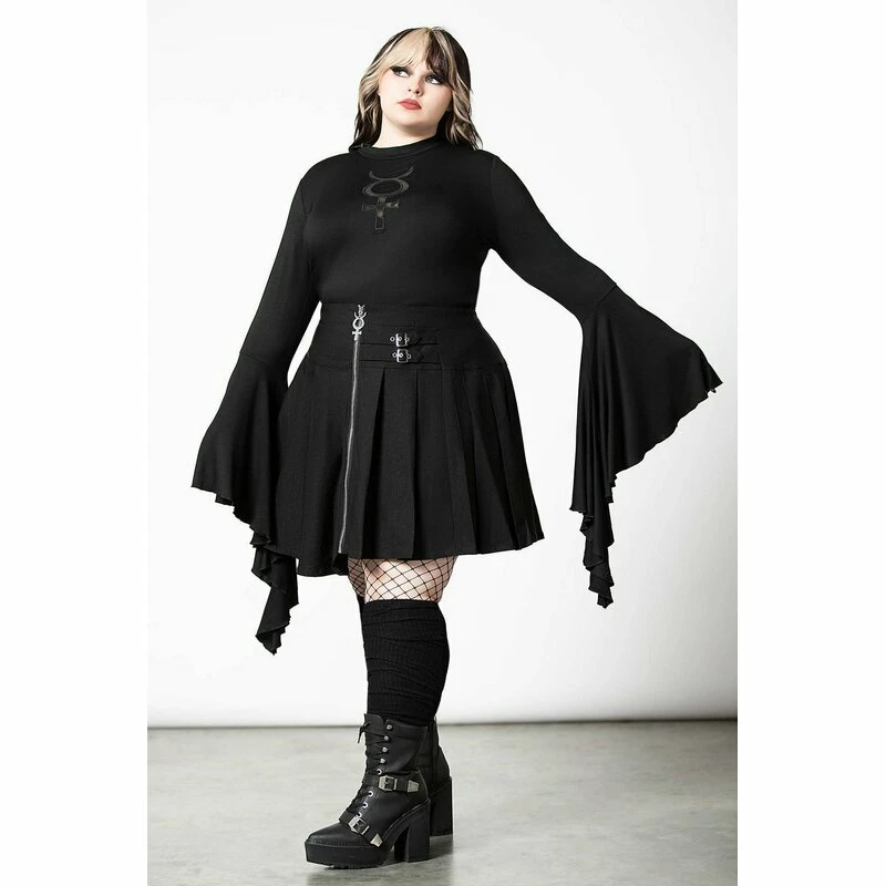 Killstar Langarm Crop Top - Elemental Eclipse 6 Killstar Langarm Crop Top - Elemental Eclipse – Bild 4