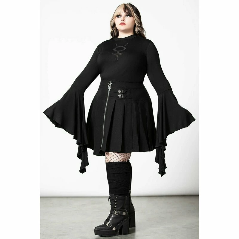 Killstar Langarm Crop Top - Elemental Eclipse 7 Killstar Langarm Crop Top - Elemental Eclipse – Bild 5