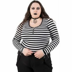 Killstar Langarm Crop Top - Izora Weiß 10 Killstar Langarm Crop Top - Izora Weiß -Langarm Sales Store killstar langarm crop top izora weiss3