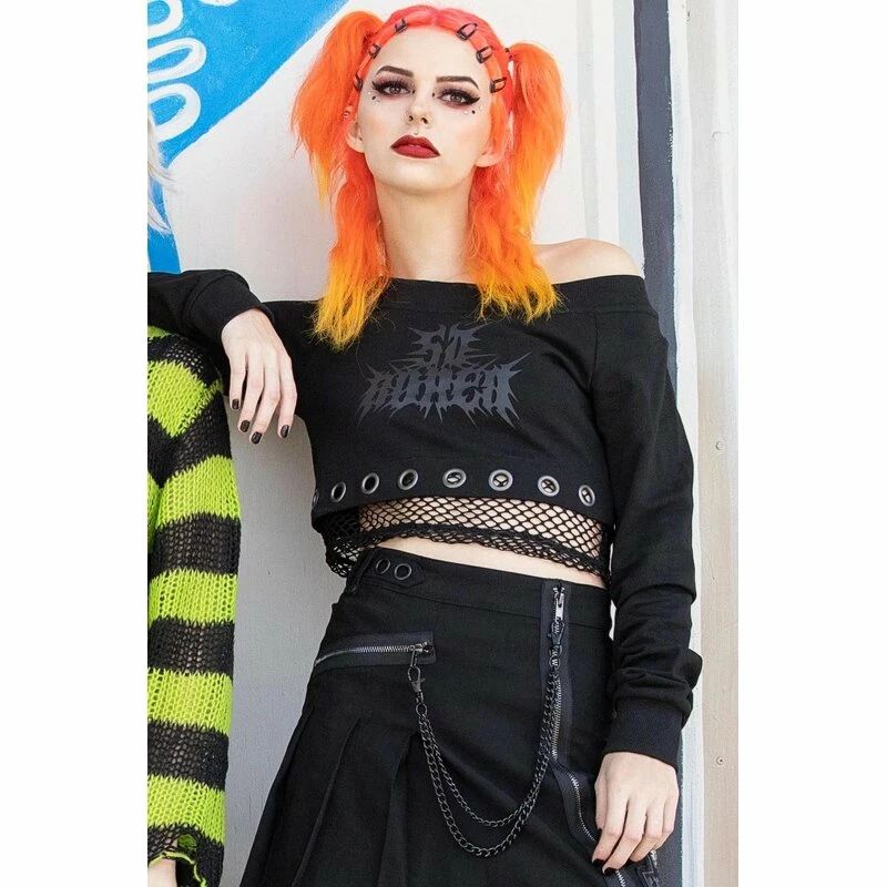 Killstar Langarm Crop Top - Nitro Jen 5 Killstar Langarm Crop Top - Nitro Jen – Bild 3