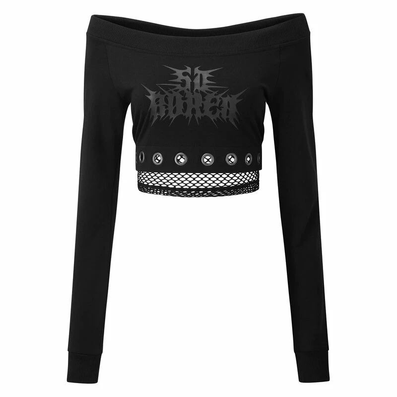 Killstar Langarm Crop Top - Nitro Jen 6 Killstar Langarm Crop Top - Nitro Jen – Bild 4