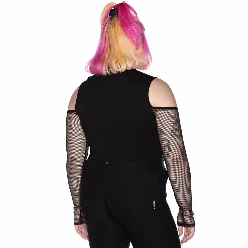Killstar Langarm Crop Top - Salome 7 Killstar Langarm Crop Top - Salome – Bild 5