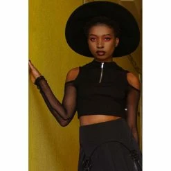 Killstar Langarm Crop Top - Salome 13 Killstar Langarm Crop Top - Salome -Langarm Sales Store killstar langarm crop top salome6