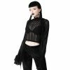 Killstar Langarm Crop Top - Seren 1 Killstar Langarm Crop Top - Seren -Langarm Sales Store killstar langarm crop top seren