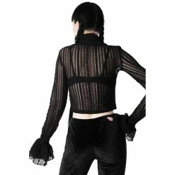 Killstar Langarm Crop Top - Seren 8 Killstar Langarm Crop Top - Seren -Langarm Sales Store killstar langarm crop top seren3