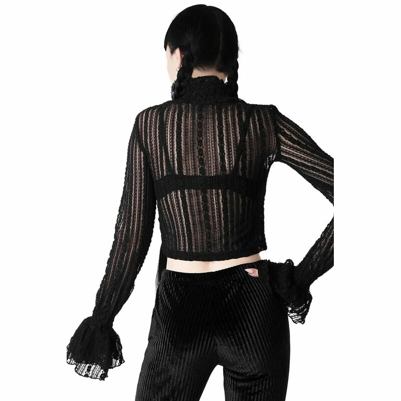 Killstar Langarm Crop Top - Seren 5 Killstar Langarm Crop Top - Seren – Bild 3