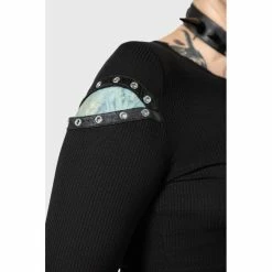 KILLSTAR Langarm Crop Top - Shailagh -Langarm Sales Store killstar langarm crop top shailagh3