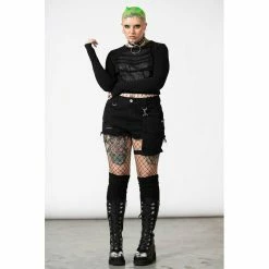 Killstar Langarm Crop Top - Sirena -Langarm Sales Store killstar langarm crop top sirena6
