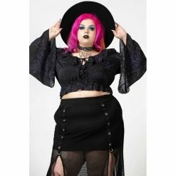 KILLSTAR Langarm Crop Top - Spirit Hand -Langarm Sales Store killstar langarm crop top spirit hand5