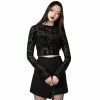 KILLSTAR Langarm Crop Top - Strobe 2 KILLSTAR Langarm Crop Top - Strobe -Langarm Sales Store killstar langarm crop top strobe