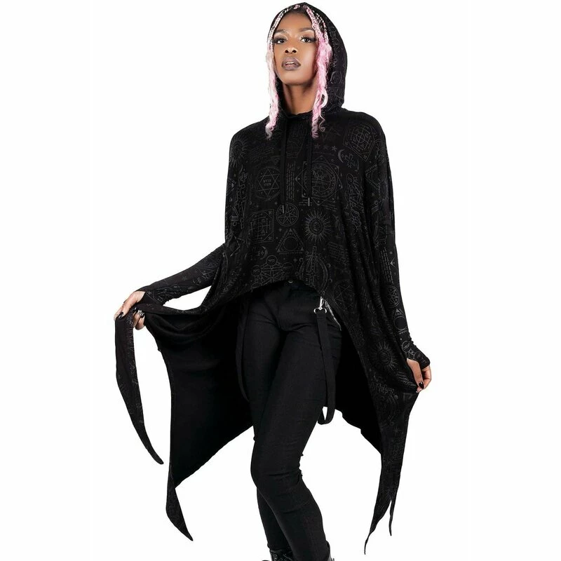 Killstar Langarm Kapuzentop - Over The Moon 3 Killstar Langarm Kapuzentop - Over The Moon