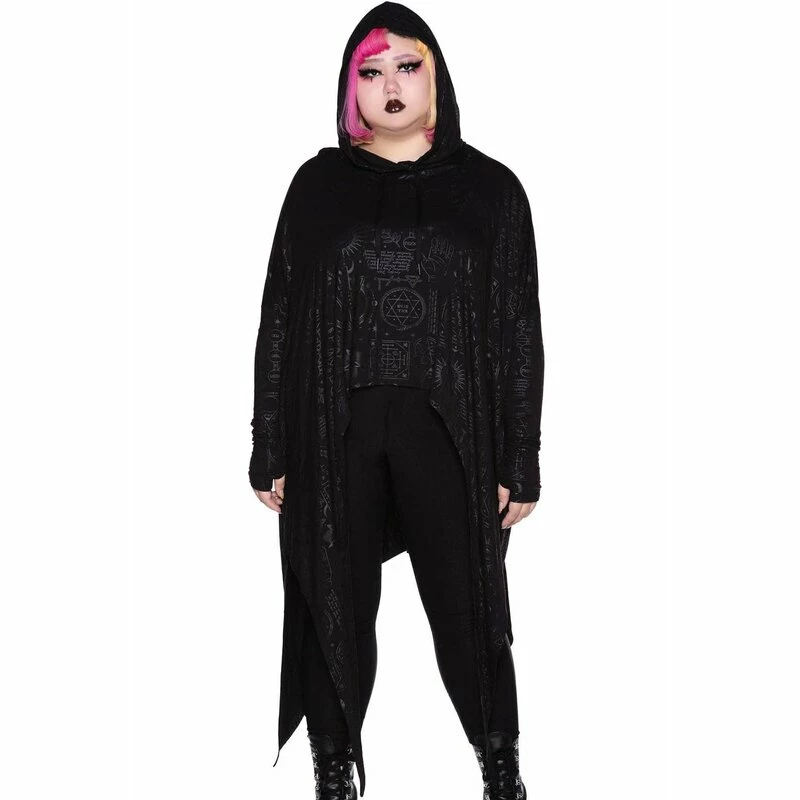 Killstar Langarm Kapuzentop - Over The Moon 5 Killstar Langarm Kapuzentop - Over The Moon – Bild 3